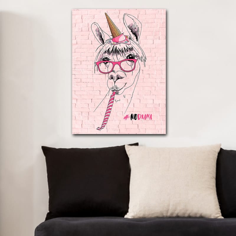 Koristeellinen Canvastaulu 70x100 cm - Monivärinen - Sisustustuotteet - Taulu & taide - Canvas-taulu