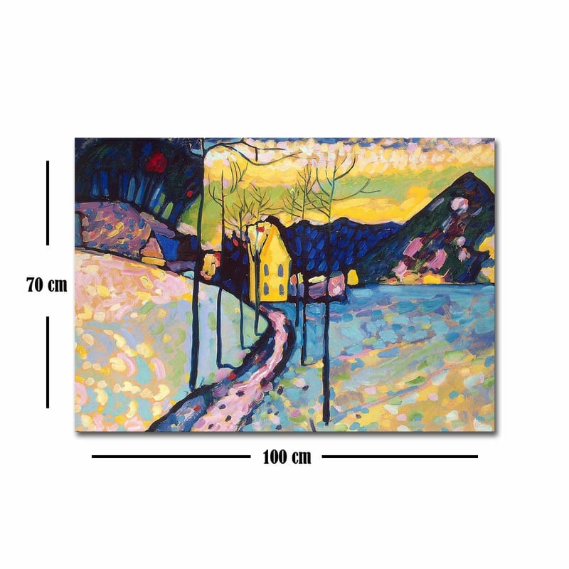 Koristeellinen Canvastaulu 70x100 cm - Monivärinen - Sisustustuotteet - Taulu & taide - Canvas-taulu