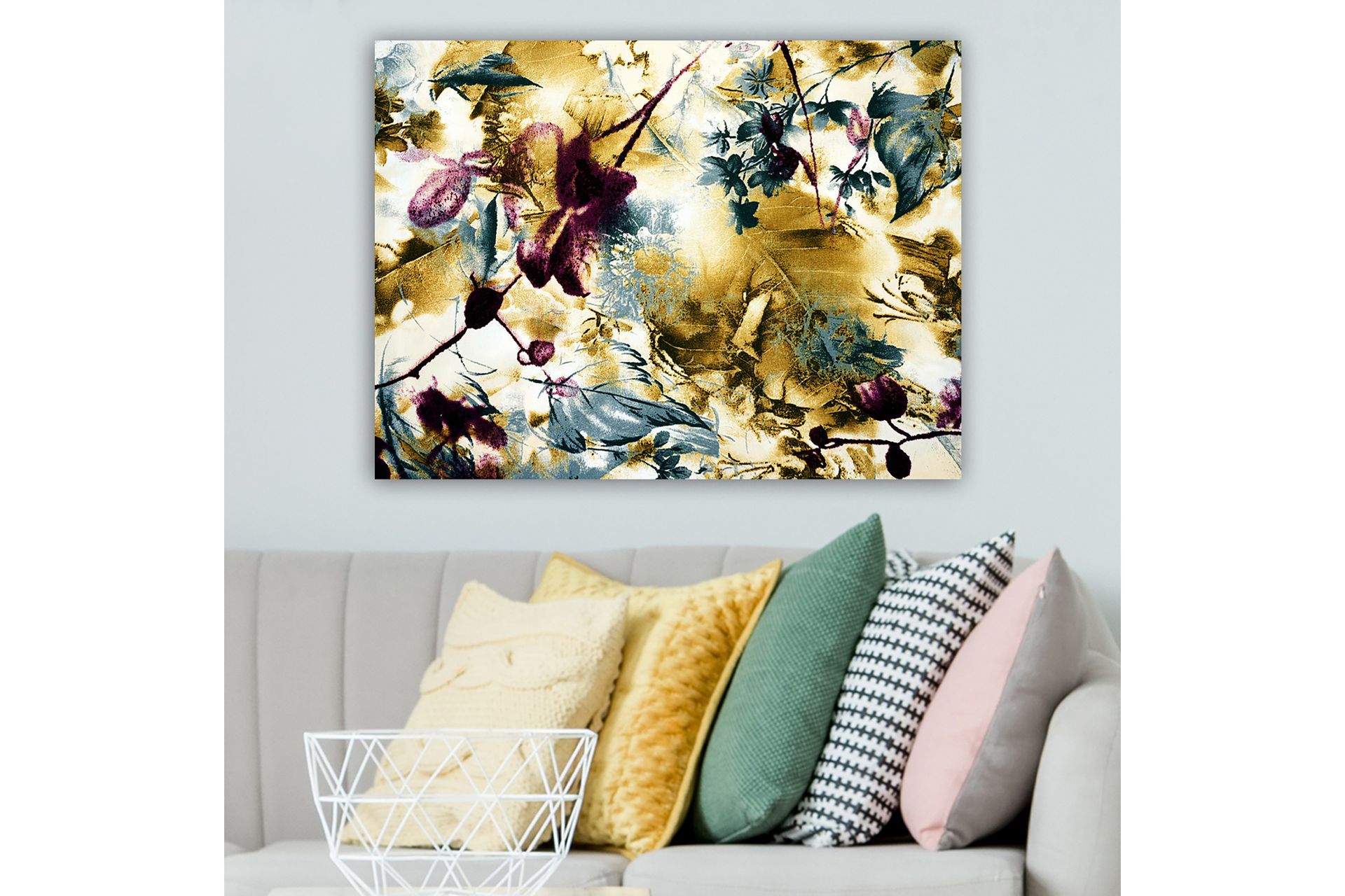 Koristeellinen Canvastaulu 70x100 cm - Monivärinen - Sisustustuotteet - Taulu & taide - Canvas-taulu