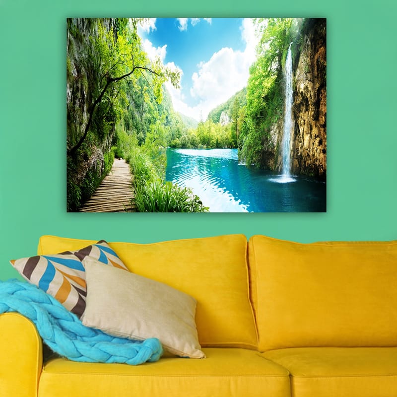 Koristeellinen Canvastaulu 70x100 cm - Monivärinen - Sisustustuotteet - Taulu & taide - Canvas-taulu