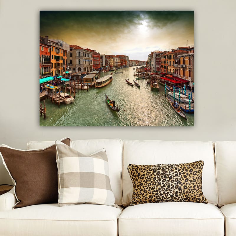 Koristeellinen Canvastaulu 70x100 cm - Monivärinen - Sisustustuotteet - Taulu & taide - Canvas-taulu