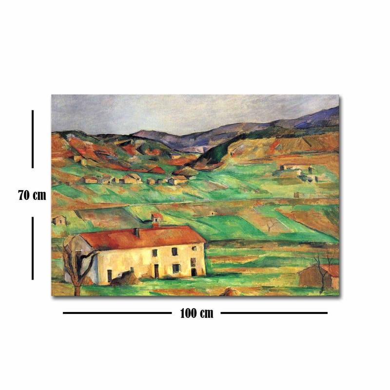 Koristeellinen Canvastaulu 70x100 cm - Monivärinen - Sisustustuotteet - Taulu & taide - Canvas-taulu