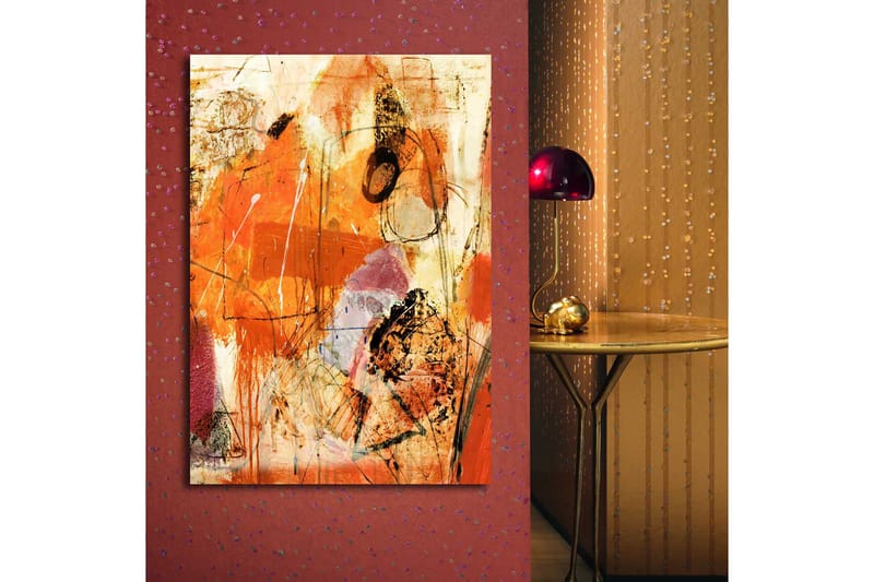 Koristeellinen Canvastaulu 70x100 cm - Monivärinen - Sisustustuotteet - Taulu & taide - Canvas-taulu