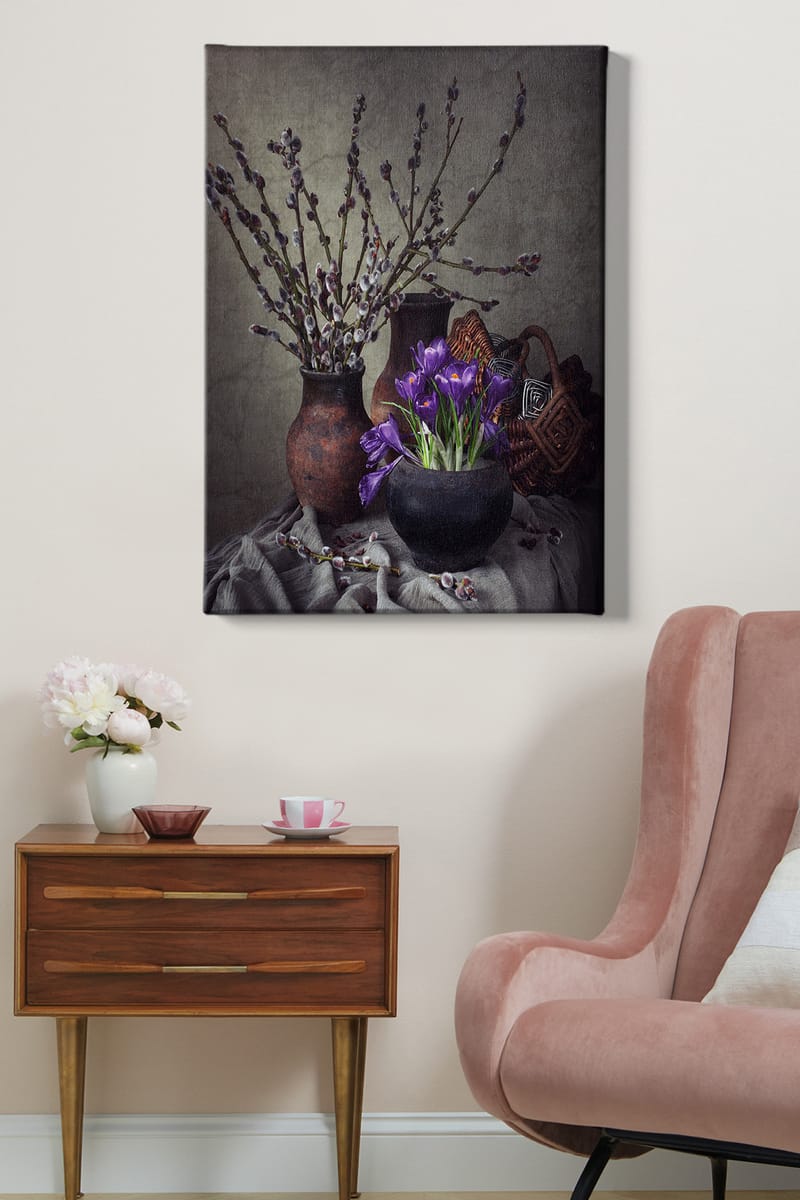 Koristeellinen Canvastaulu 70x100 cm - Monivärinen - Sisustustuotteet - Taulu & taide - Canvas-taulu