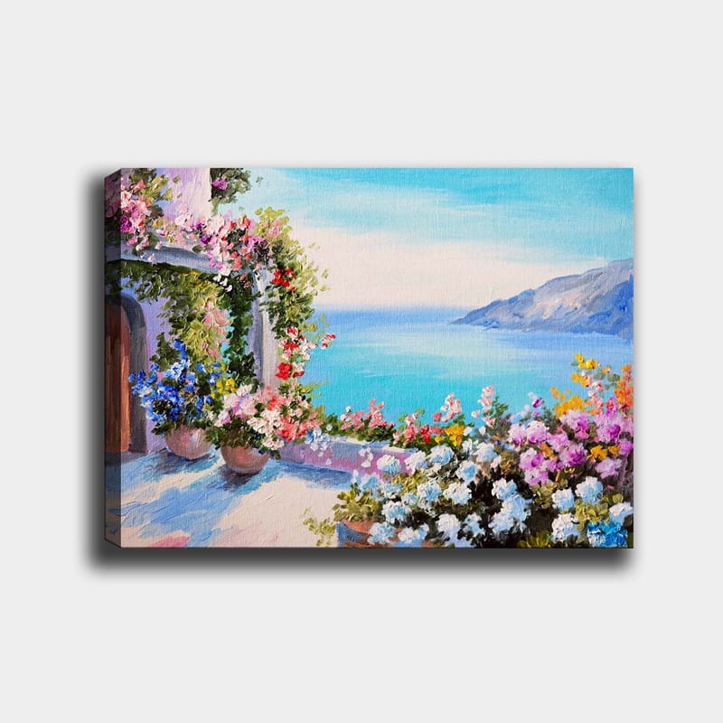 Koristeellinen Canvastaulu 70x100 cm - Monivärinen - Sisustustuotteet - Taulu & taide - Canvas-taulu