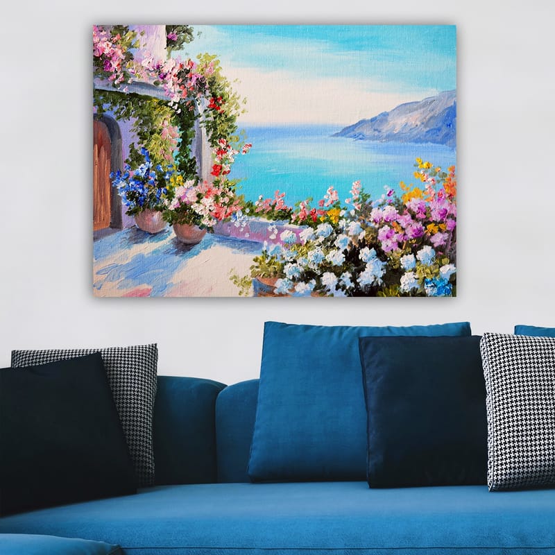Koristeellinen Canvastaulu 70x100 cm - Monivärinen - Sisustustuotteet - Taulu & taide - Canvas-taulu