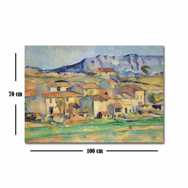 Koristeellinen Canvastaulu 70x100 cm - Monivärinen - Sisustustuotteet - Taulu & taide - Canvas-taulu