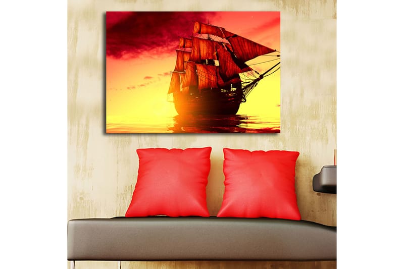 Koristeellinen Canvastaulu 70x100 cm - Monivärinen - Sisustustuotteet - Taulu & taide - Canvas-taulu