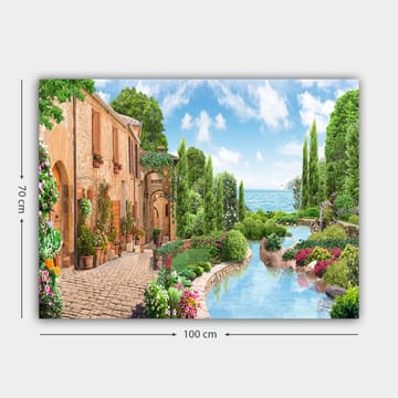 Koristeellinen Canvastaulu 70x100 cm - Monivärinen - Sisustustuotteet - Taulu & taide - Canvas-taulu