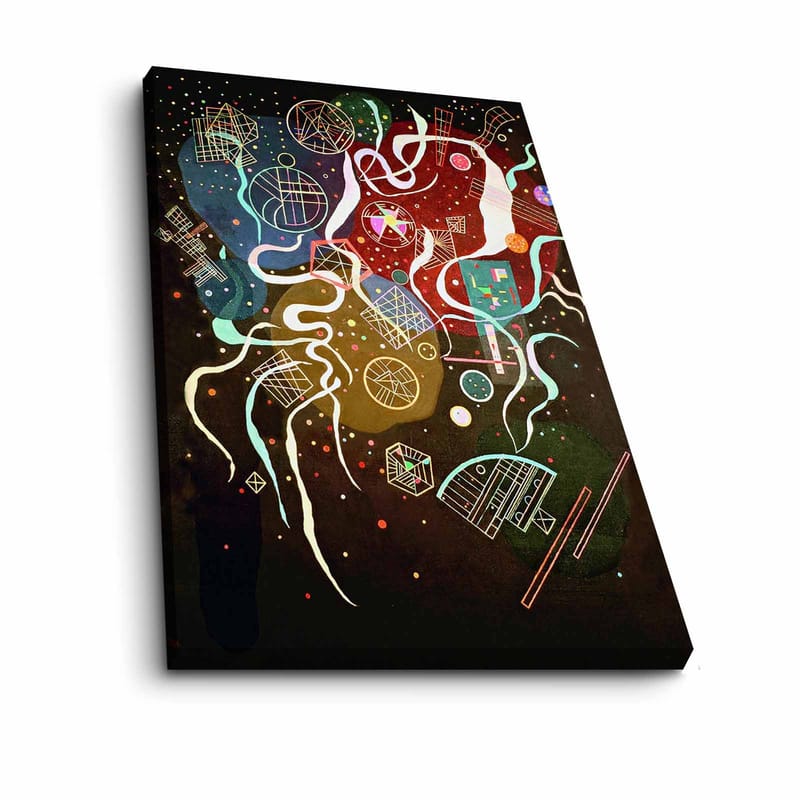 Koristeellinen Canvastaulu 70x100 cm - Monivärinen - Sisustustuotteet - Taulu & taide - Canvas-taulu