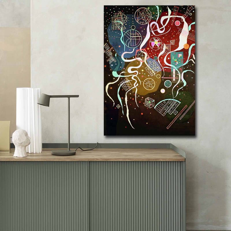 Koristeellinen Canvastaulu 70x100 cm - Monivärinen - Sisustustuotteet - Taulu & taide - Canvas-taulu
