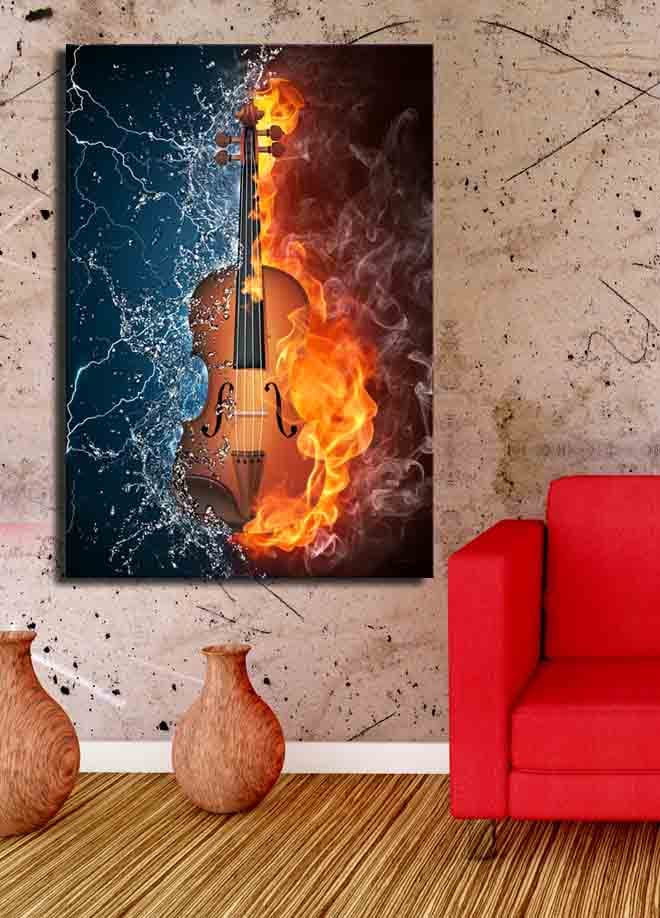Koristeellinen Canvastaulu 70x100 cm - Monivärinen - Sisustustuotteet - Taulu & taide - Canvas-taulu