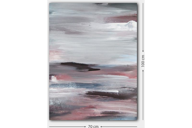 Koristeellinen Canvastaulu 70x100 cm - Monivärinen - Sisustustuotteet - Taulu & taide - Canvas-taulu