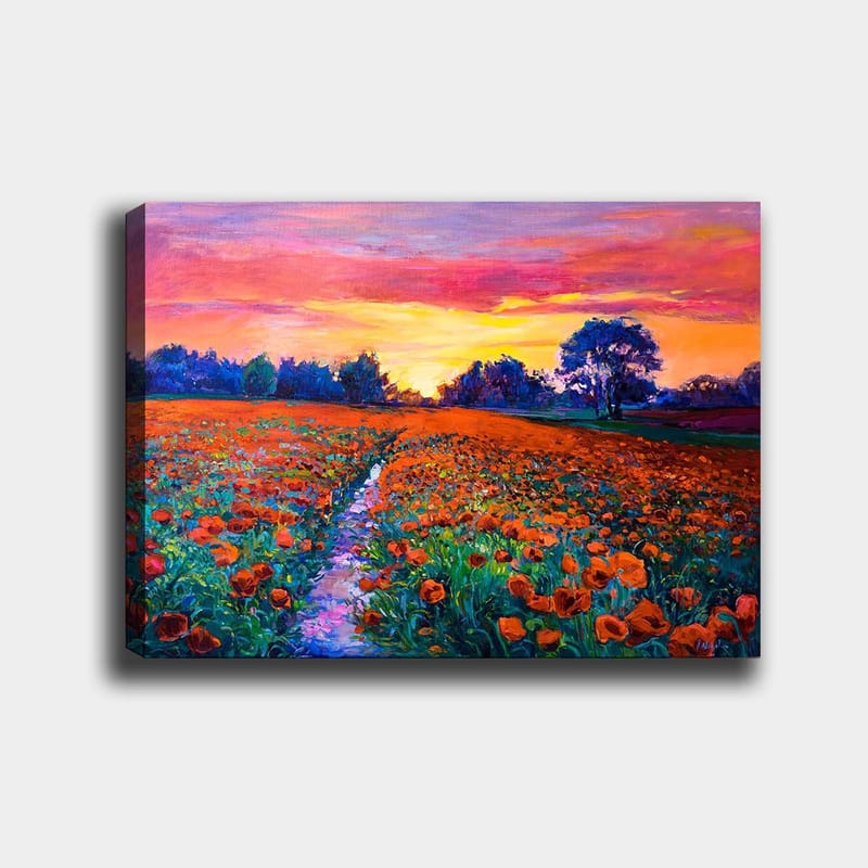 Koristeellinen Canvastaulu 70x100 cm - Monivärinen - Sisustustuotteet - Taulu & taide - Canvas-taulu