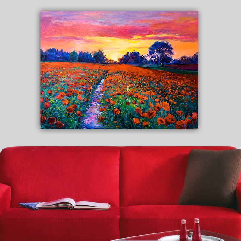 Koristeellinen Canvastaulu 70x100 cm - Monivärinen - Sisustustuotteet - Taulu & taide - Canvas-taulu