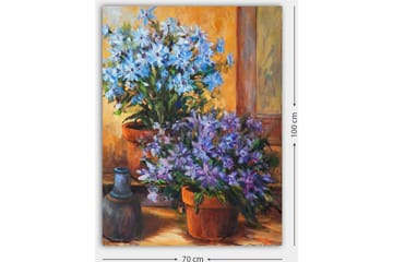 Koristeellinen Canvastaulu 70x100 cm - Monivärinen - Sisustustuotteet - Taulu & taide - Canvas-taulu