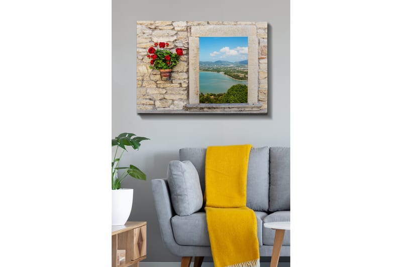 Koristeellinen Canvastaulu 70x100 cm - Monivärinen - Sisustustuotteet - Taulu & taide - Canvas-taulu