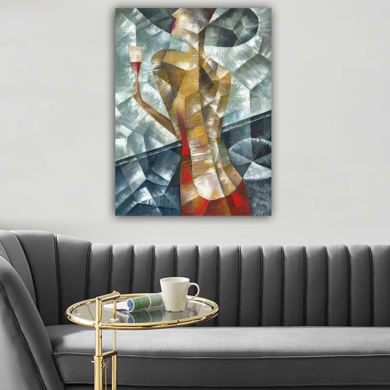 Koristeellinen Canvastaulu 70x100 cm - Monivärinen - Sisustustuotteet - Taulu & taide - Canvas-taulu