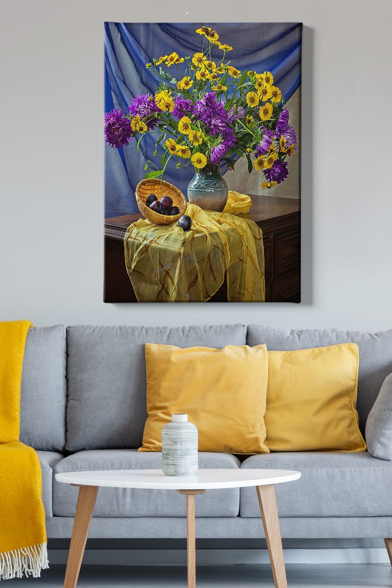 Koristeellinen Canvastaulu 70x100 cm - Monivärinen - Sisustustuotteet - Taulu & taide - Canvas-taulu