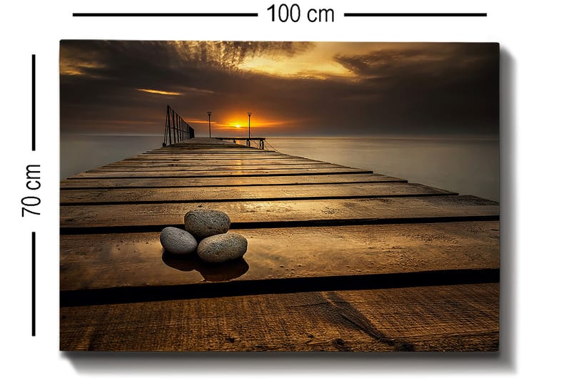 Koristeellinen Canvastaulu 70x100 cm - Monivärinen - Sisustustuotteet - Taulu & taide - Canvas-taulu