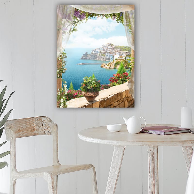 Koristeellinen Canvastaulu 70x100 cm - Monivärinen - Sisustustuotteet - Taulu & taide - Canvas-taulu