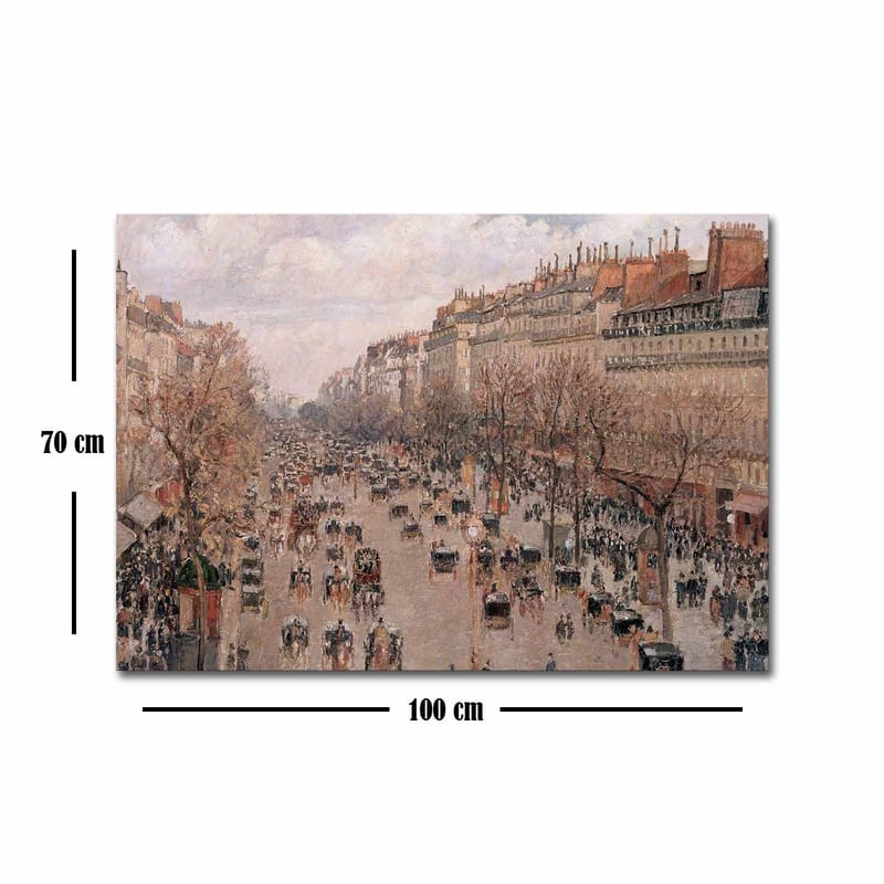 Koristeellinen Canvastaulu 70x100 cm - Monivärinen - Sisustustuotteet - Taulu & taide - Canvas-taulu