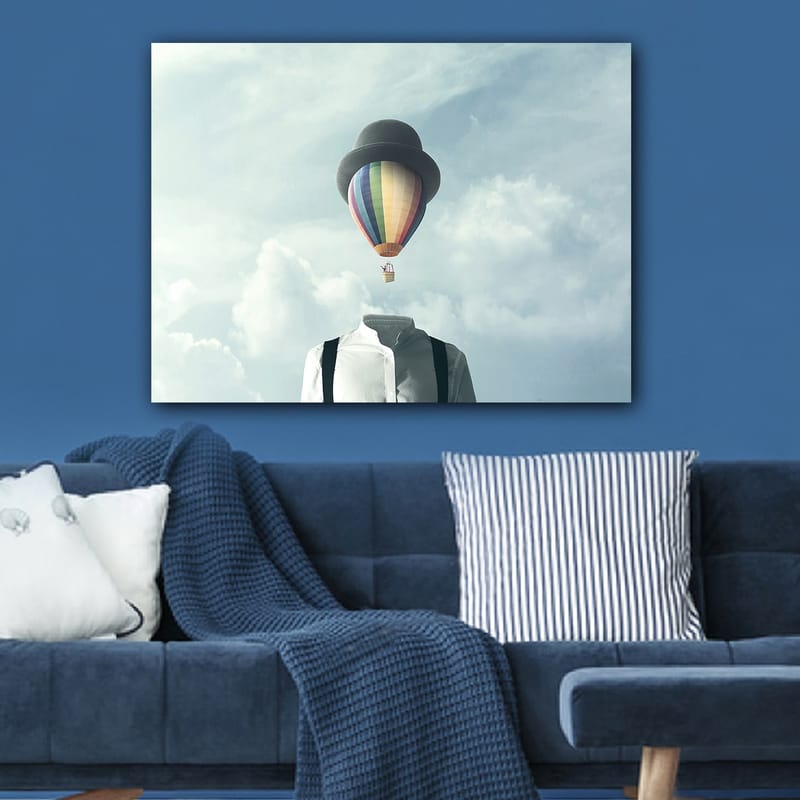 Koristeellinen Canvastaulu 70x100 cm - Monivärinen - Sisustustuotteet - Taulu & taide - Canvas-taulu
