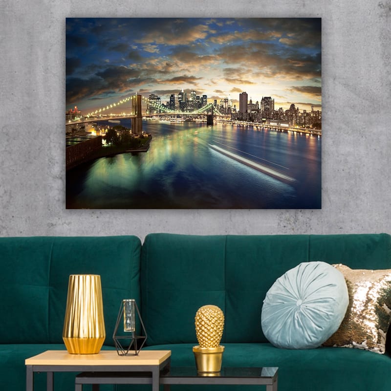 Koristeellinen Canvastaulu 70x100 cm - Monivärinen - Sisustustuotteet - Taulu & taide - Canvas-taulu