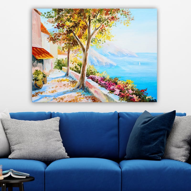 Koristeellinen Canvastaulu 70x100 cm - Monivärinen - Sisustustuotteet - Taulu & taide - Canvas-taulu
