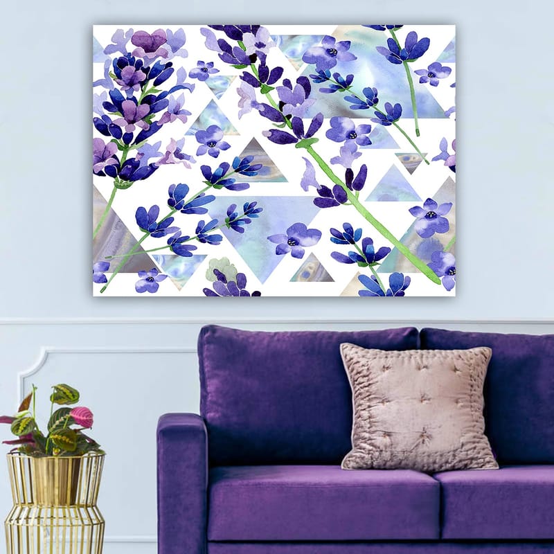 Koristeellinen Canvastaulu 70x100 cm - Monivärinen - Sisustustuotteet - Taulu & taide - Canvas-taulu