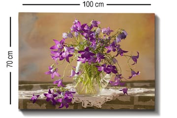Koristeellinen Canvastaulu 70x100 cm - Monivärinen - Sisustustuotteet - Taulu & taide - Canvas-taulu