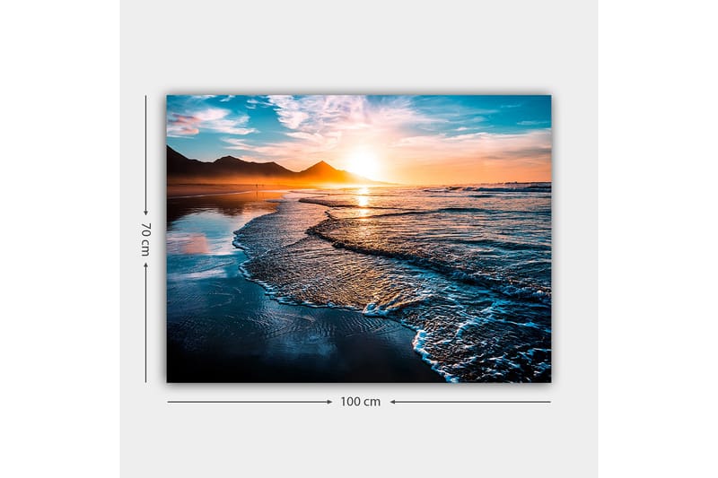 Koristeellinen Canvastaulu 70x100 cm - Monivärinen - Sisustustuotteet - Taulu & taide - Canvas-taulu
