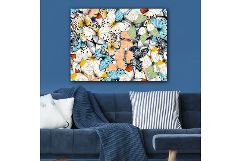 Koristeellinen Canvastaulu 70x100 cm - Monivärinen - Sisustustuotteet - Taulu & taide - Canvas-taulu