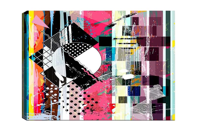 Koristeellinen Canvastaulu 70x100 cm - Monivärinen - Sisustustuotteet - Taulu & taide - Canvas-taulu