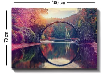 Koristeellinen Canvastaulu 70x100 cm - Monivärinen - Sisustustuotteet - Taulu & taide - Canvas-taulu