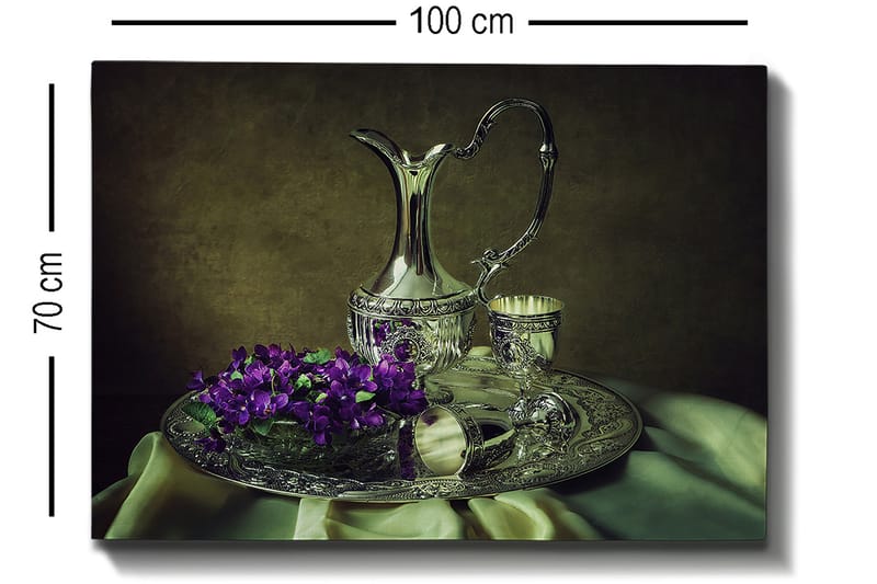 Koristeellinen Canvastaulu 70x100 cm - Monivärinen - Sisustustuotteet - Taulu & taide - Canvas-taulu