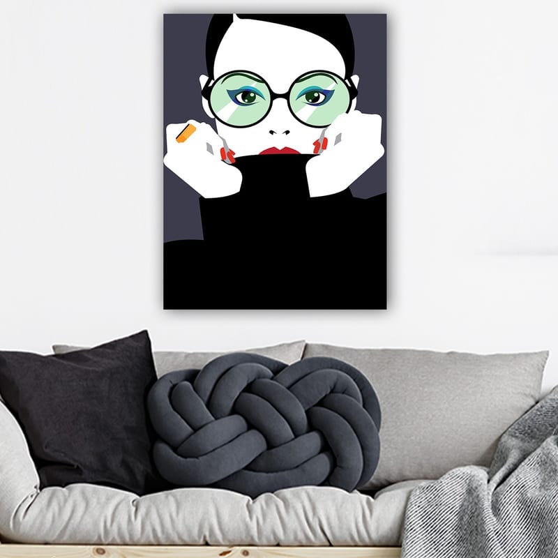 Koristeellinen Canvastaulu 70x100 cm - Monivärinen - Sisustustuotteet - Taulu & taide - Canvas-taulu