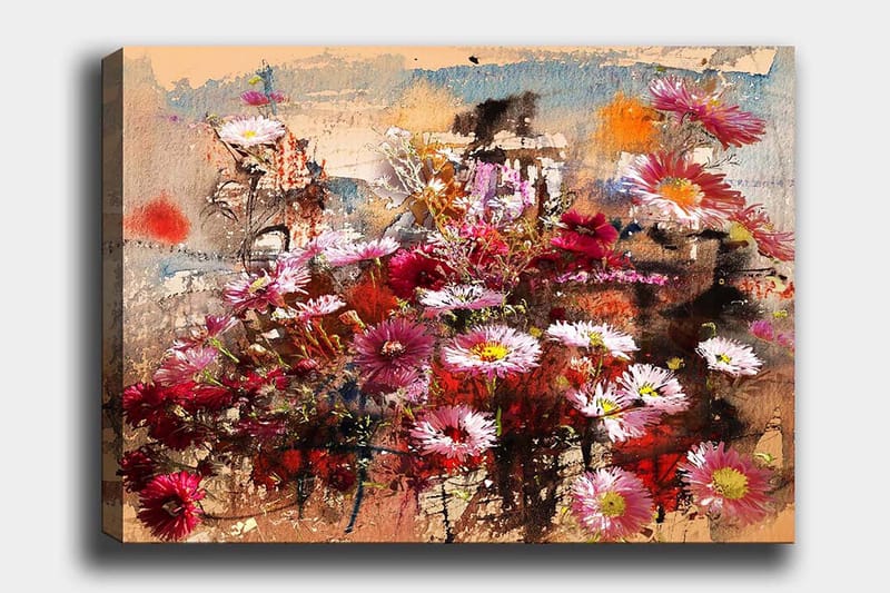 Koristeellinen Canvastaulu 70x100 cm - Monivärinen - Sisustustuotteet - Taulu & taide - Canvas-taulu