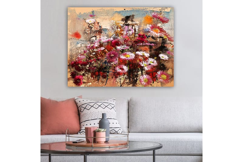Koristeellinen Canvastaulu 70x100 cm - Monivärinen - Sisustustuotteet - Taulu & taide - Canvas-taulu