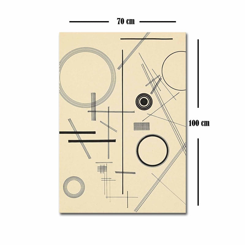 Koristeellinen Canvastaulu 70x100 cm - Monivärinen - Sisustustuotteet - Taulu & taide - Canvas-taulu