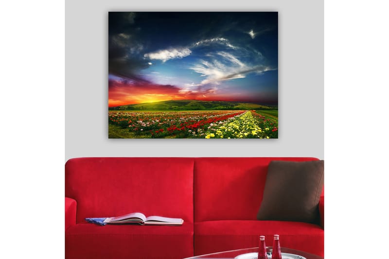 Koristeellinen Canvastaulu 70x100 cm - Monivärinen - Sisustustuotteet - Taulu & taide - Canvas-taulu