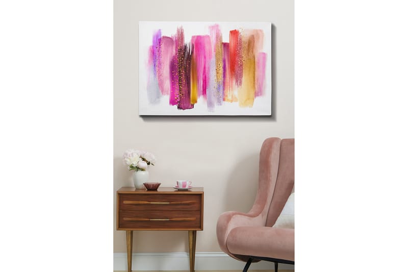 Koristeellinen Canvastaulu 70x100 cm - Monivärinen - Sisustustuotteet - Taulu & taide - Canvas-taulu