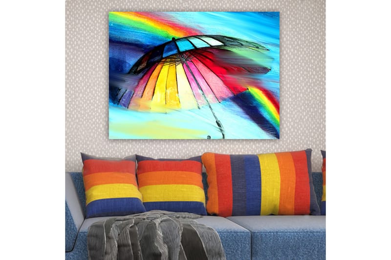Koristeellinen Canvastaulu 70x100 cm - Monivärinen - Sisustustuotteet - Taulu & taide - Canvas-taulu