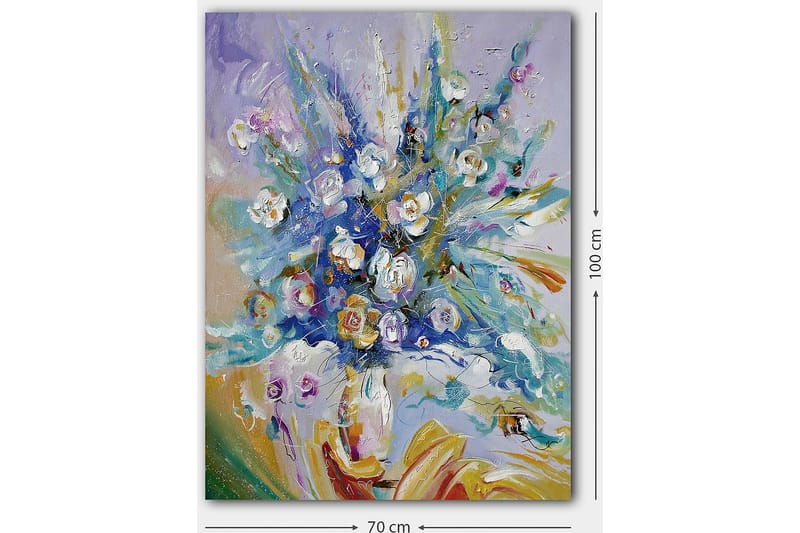 Koristeellinen Canvastaulu 70x100 cm - Monivärinen - Sisustustuotteet - Taulu & taide - Canvas-taulu