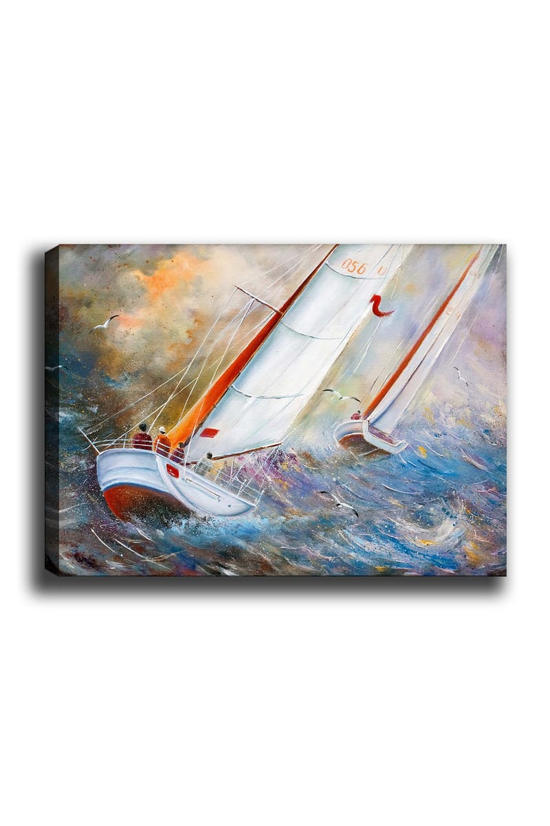 Koristeellinen Canvastaulu 70x100 cm - Monivärinen - Sisustustuotteet - Taulu & taide - Canvas-taulu