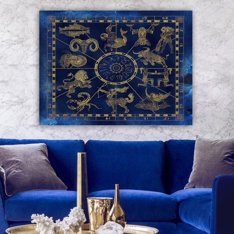 Koristeellinen Canvastaulu 70x100 cm - Monivärinen - Sisustustuotteet - Taulu & taide - Canvas-taulu