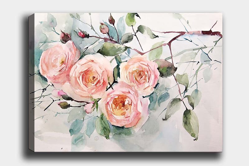 Koristeellinen Canvastaulu 70x100 cm - Monivärinen - Sisustustuotteet - Taulu & taide - Canvas-taulu