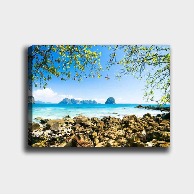 Koristeellinen Canvastaulu 70x100 cm - Monivärinen - Sisustustuotteet - Taulu & taide - Canvas-taulu