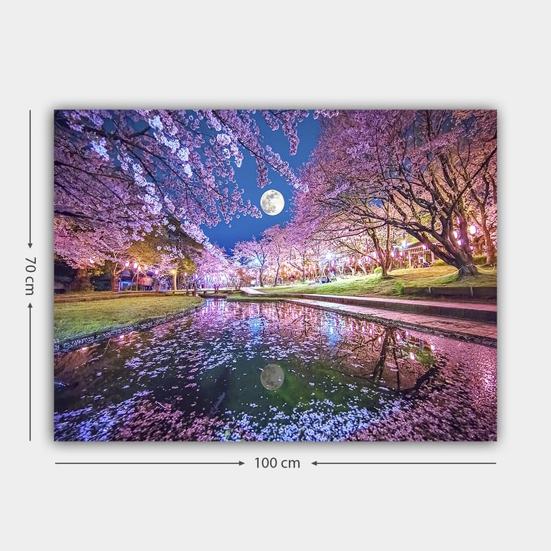 Koristeellinen Canvastaulu 70x100 cm - Monivärinen - Sisustustuotteet - Taulu & taide - Canvas-taulu
