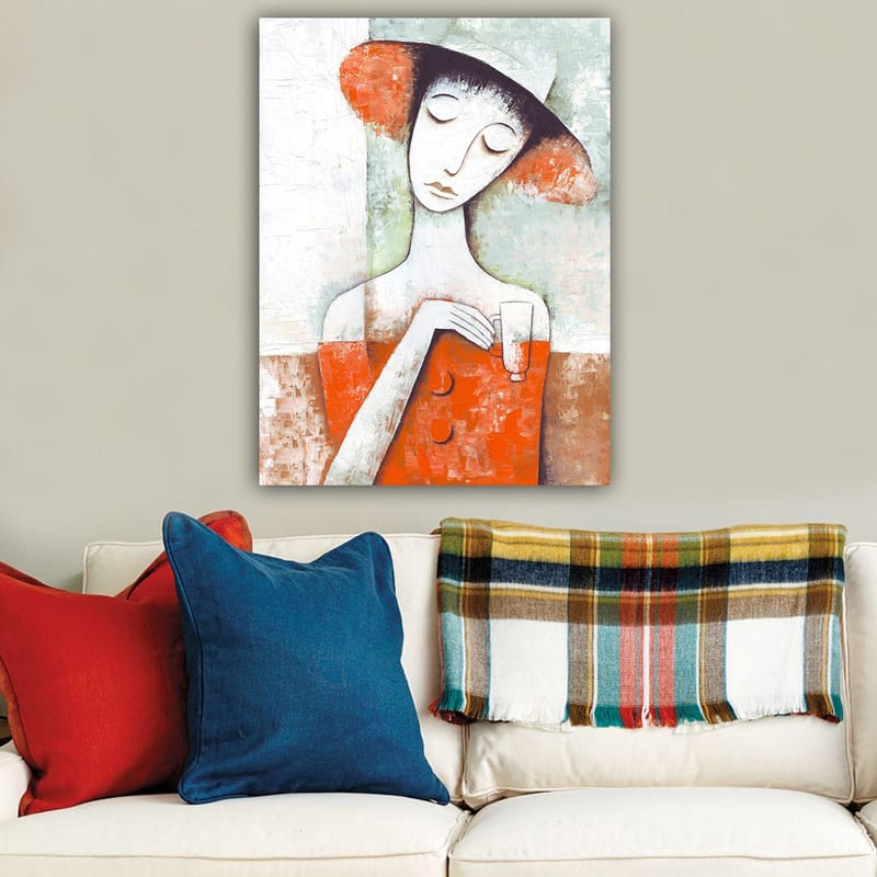Koristeellinen Canvastaulu 70x100 cm - Monivärinen - Sisustustuotteet - Taulu & taide - Canvas-taulu